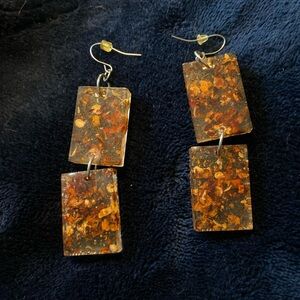 Handmade Chili Pepper Dangle Earrings